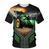 Fashion Streetwear 3d Print Man T-shirts Tractor Car Farmer Men Women Sports Casual Oversized Tees Tops Clothing