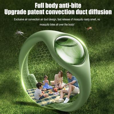 2/5 шт. силиконовый репеллентный браслет с эфирным маслом для растений водонепроницаемый долговечный репеллентный браслет для походов и путешествий для взрослых и детей