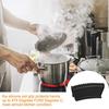 uxcell Cast Iron Skillet Handle Covers, Set of 4, Silicone Hot Handle Holders, Non-Slip Heat-Resistant Handle Covers for Cast Iron Skillets and Metal