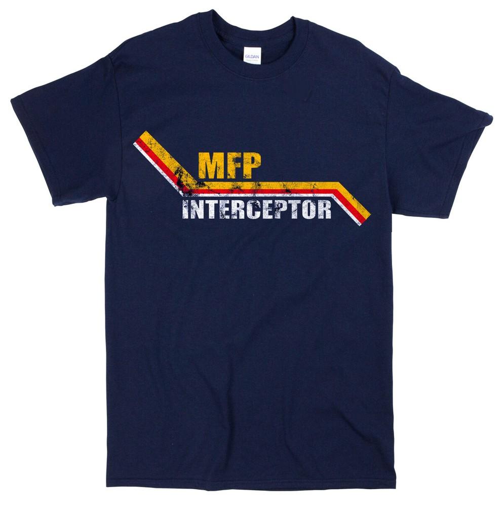 Mad Max MFP Interceptor T-shirt Retro V8 Pursuit Car Film Movie Tee