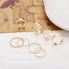 Simple Knuckle Midi Ring Set Vintage Plated Women/Girl Finger Stackable Rings Set DIY Jewelry Gifts