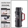 Large Stainless Steel Insulated Thermos Flask for Outdoor, Car, Home, and Dorm Use