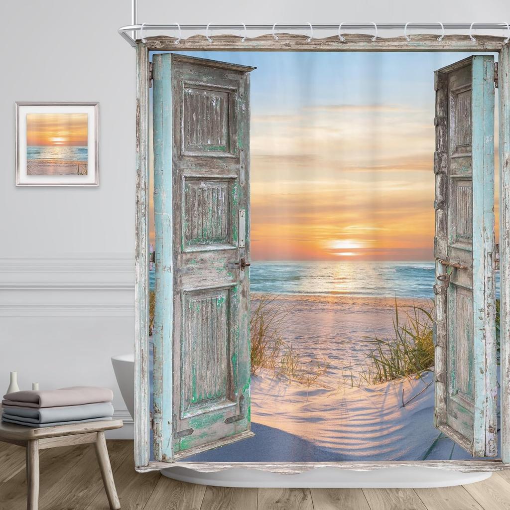 25Style Luxury Abstract Marbling Shower Curtains Geometric Stripes Drapes For Bathroom Accessories Set Bathtub Curtain With Hooks Waterproof