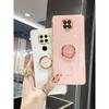 Luxury Ring Holder Case On For Xiaomi Redmi Note 9 Pro Note9 S 9pro Max 9S Plating Silicone Stand Back Cover Xiomi Funda
