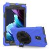 Для Samsung Galaxy Tab active 3 T570 / T575 8.0 Ударопрочный Цветной Силиконовый + ПК Защитный Чехол с Подставкой и Плечевым Ремешком и Ручным Ремешком