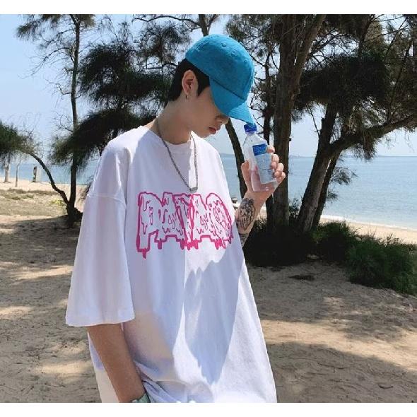 Men Short Sleeve T-Shirts Letter Graphic Print Half Sleeve Tshirts Pullover T-shirt Casual Tee Man Casual Round Neck Retro Tops For