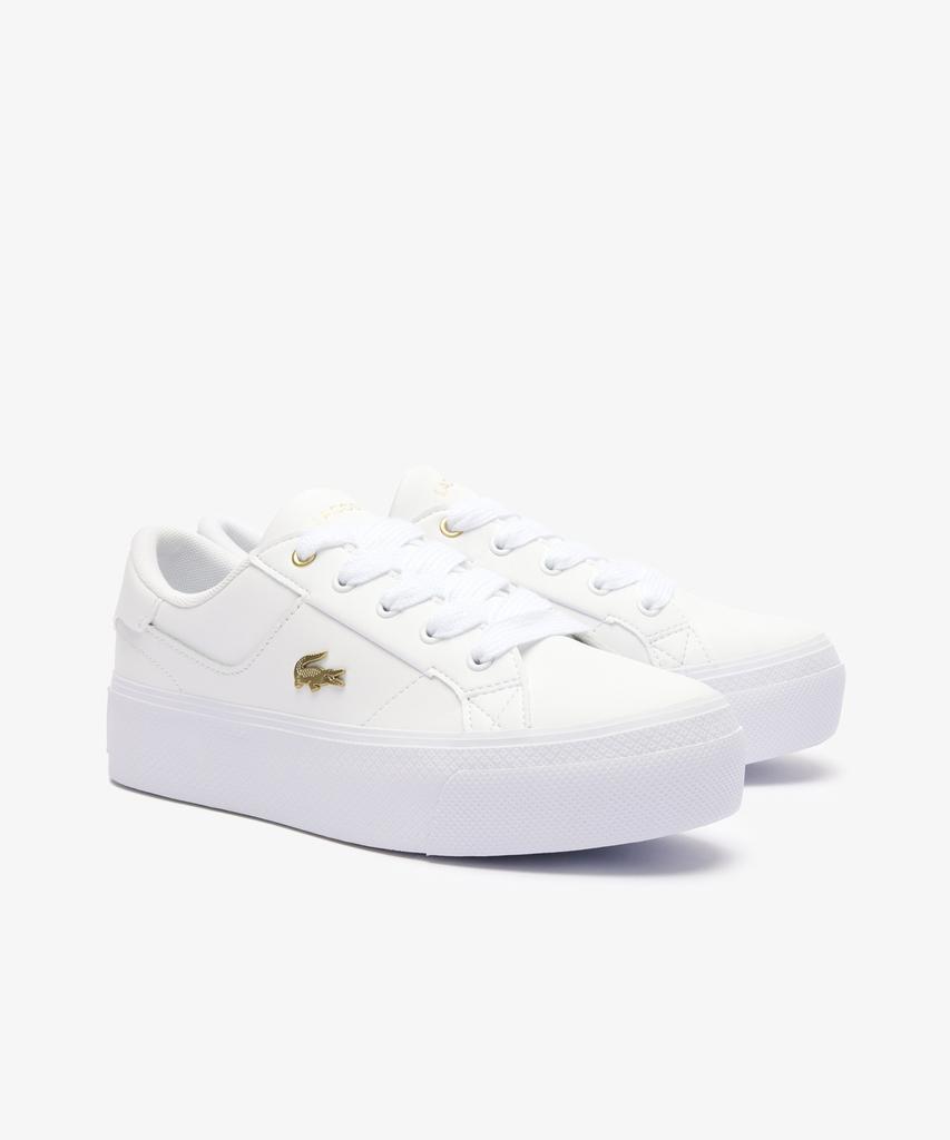 Женские кожаные кеды на платформе Lacoste Ziane Rz8005W56G 216