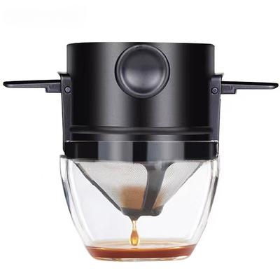 Портативный фильтр для кофе, многоразовая воронка для заварки чая, капельница из нержавеющей стали, капельница для кофе и чая для домашнего офиса, уличного путешествия