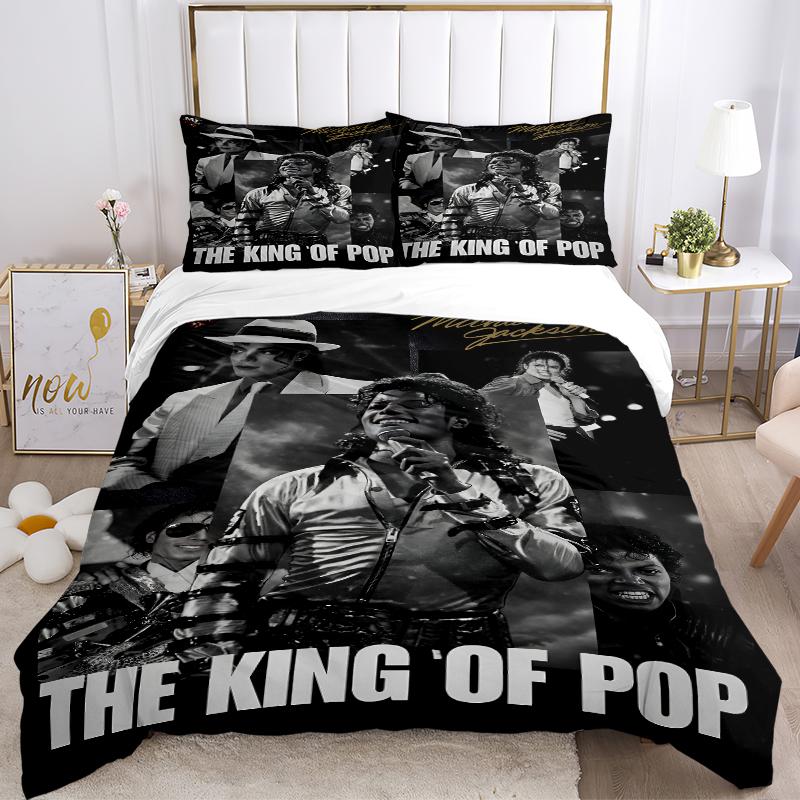 3Pcs Pop Legend Bedding Sets For All Sizes New 3D Printed Bed Cover Comforter Duvet Cover Pillowcase Bedroom Decoration