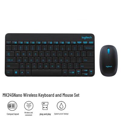 Logitech MK245 Nano Беспроводной Компактный Набор Клавиатуры и Мыши