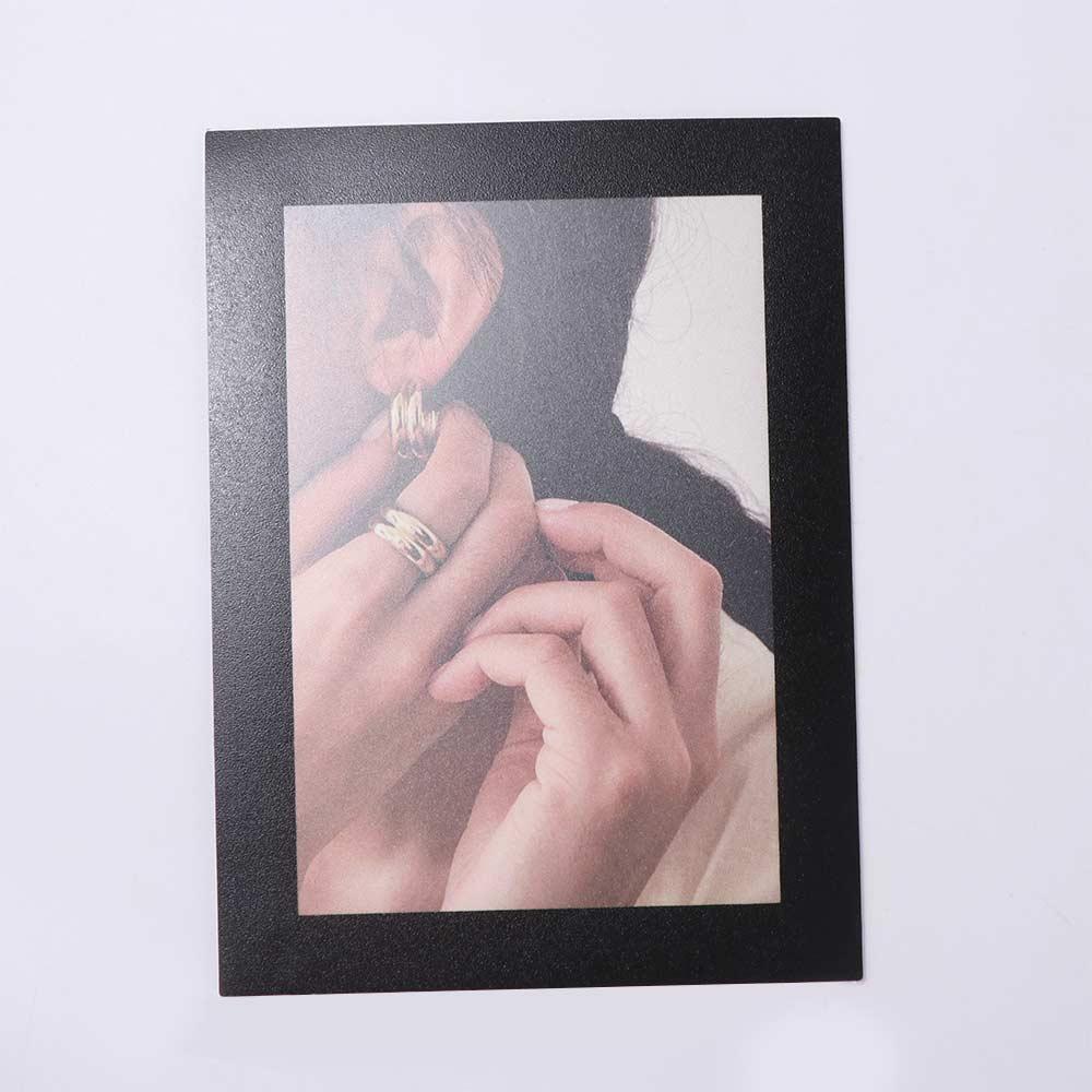 3PCS Square Self-Adhesive Photo Frame Wall Mount Document Holder Display Frame  Window