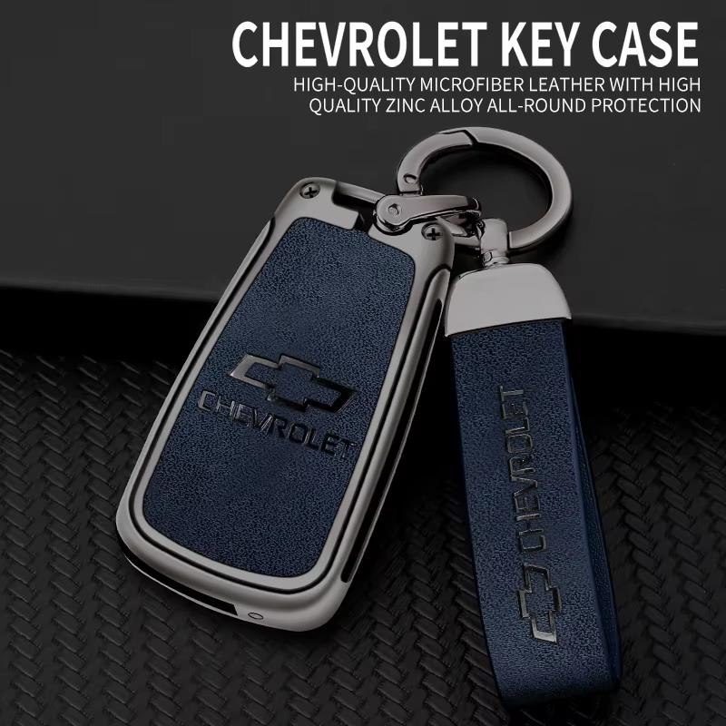 AABHI1 Zinc Alloy Car Flip Key Case Cover Shell Bag For Chevrolet Cruze Aveo Trax Sail Malibu Captiva Prism Spark Protector Accessories