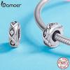 BAMOER Стерлинговое серебро 925 пробы с прозрачным фианитом Infinity Love Charm подходит для брендового браслета и браслетов из тибетского серебра