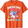 Breaking Hearts And Blasting Farts Unicorn Unisex T-Shirt