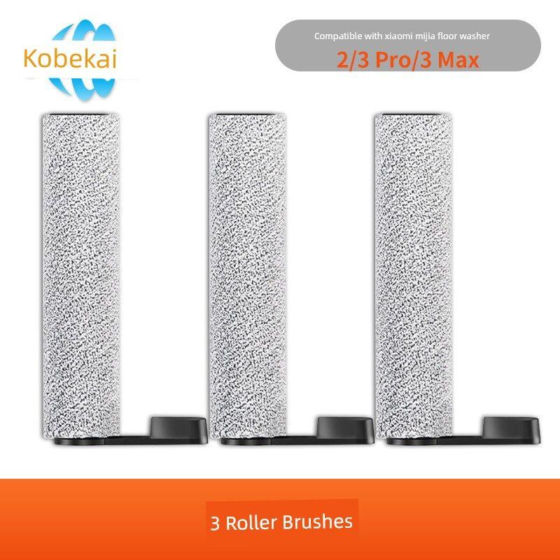 Compatible with Xiaomi Mijia Wireless Floor Cleaning Machine 2/3 Pro/3 Max Roller Brush Filter Core Cleaning Fluid Accessories and Consumables