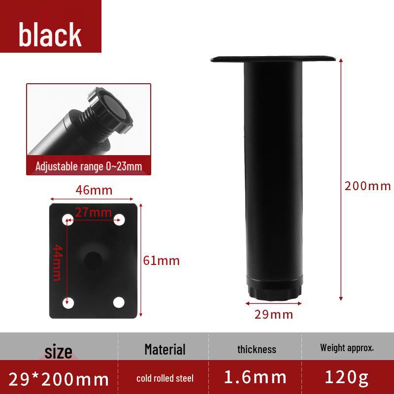 Adjustable Furniture Legs: Coffee Table, Sofa, TV Cabinet, Bed, and Telescopic Support Legs.