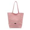Полосатая тканевая двусторонняя доступная сумка 2025 новая сумка-тоут в стиле ленивый ветер повседневная на плечо большая вместимость сумка-тоут