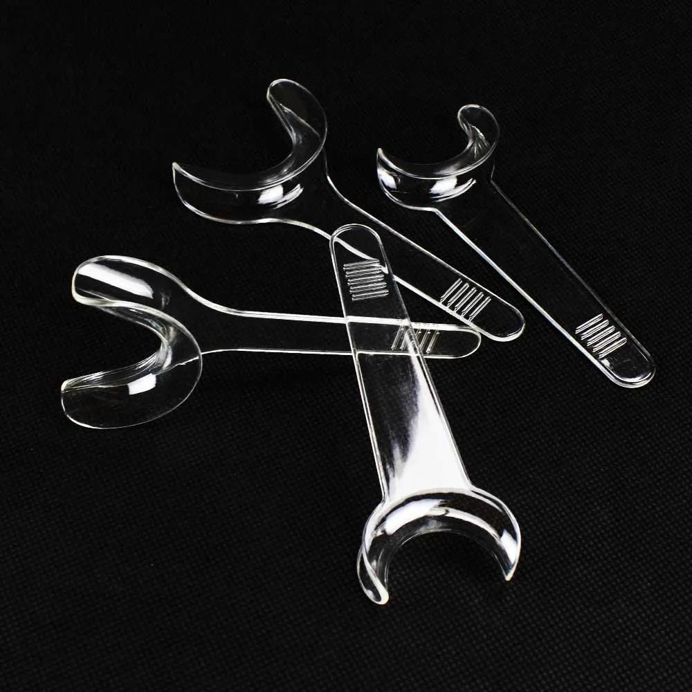 4Pcs T Shape Dental Single Head Lip Retractor Mouth Opener Tooth Cleaning Oral Care Tools Set