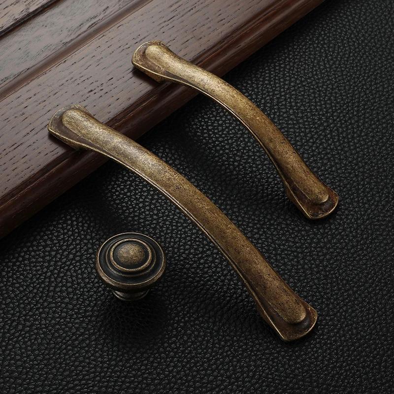 YM Dresser Antique Furniture Handle Vintage Drawer Cabinets Knobs Handles Door Pulls Cupboard Handles Kitchen Closet Furniture