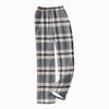 Детские рождественские брюки с клетчатым принтом, плюшевые повседневные брюки