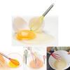 Factory Custom Stainless Steel 304 Egg Beater Cream Whisk Mixer 10 Inch Yellow Silicone