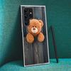 Funny And Cute Bear Capa Phone Case For Samsung S26 Ultra S25 Edge Galaxy S23 S21 S20 S24 FE S22 S10 Plus Cover Clear TPU Shell