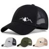 Fashion Mountain Embroidery Baseball Cap Summer Breathable Mesh Caps Adjustable Hip Hop Trucker Hats Men Women Outdoor Sun Hats