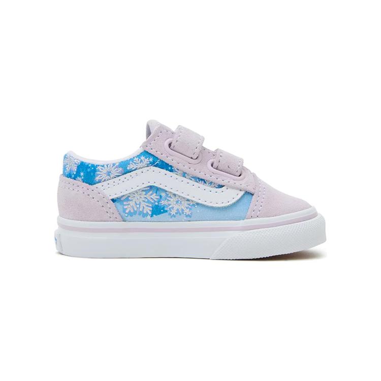 Vans Старая школа Амортизация Прочные Низкие Ходячие Ботинки Детская Обувь Фиолетовый VN0A38JNLAE