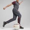 Puma Футболка мужская с коротким рукавом и круглым вырезом с цветным блоком и буквенным принтом, серая 772902-22
