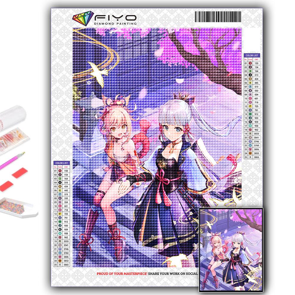 Алмазная картина Genshin Алмазная мозаика Ремесло Алмазная вышивка Картина