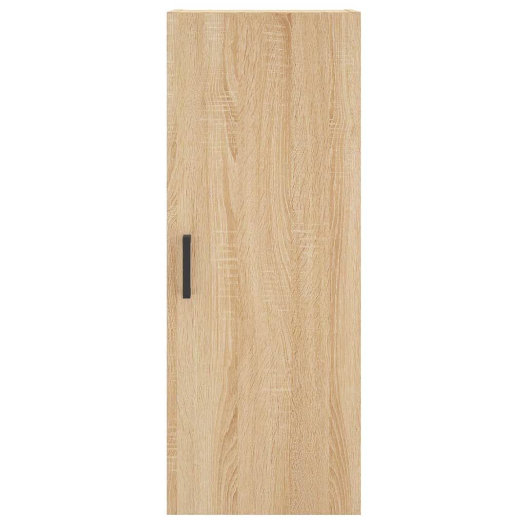 Highboard in Sonoma Oak Finish 34.5 x 34 x 180 cm Particleboard