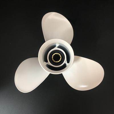Лодочный гребной винт 10x17 подходит для подвесного двигателя Yamaha 40HP-55HP, 3 лопасти, алюминий, 13 зубьев