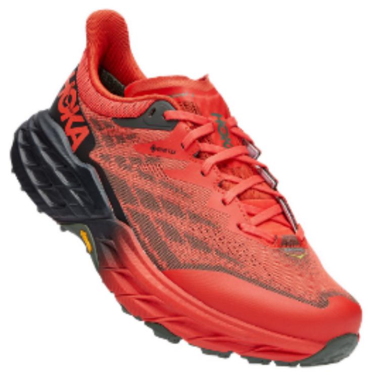 HOKA Speedgoat 5 GORE-TEX Fiesta Thyme Unisex Sneakers Red 1127912-FTHY