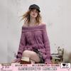 Hollow Out One-Shoulder Knit Sweater