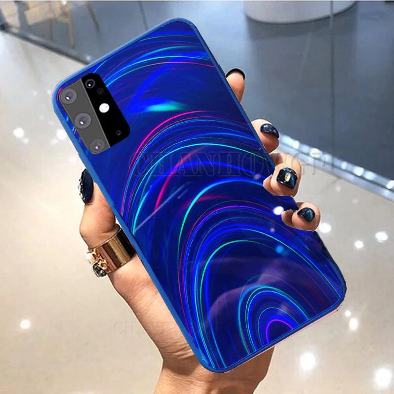 Для Samsung Galaxy A51 A71 чехол 3D радужный блеск мягкий чехол для Samsung A10 A20 A30 A50 A70 A10S A20S A30S A50S голографическая призма лазерный чехол для телефона