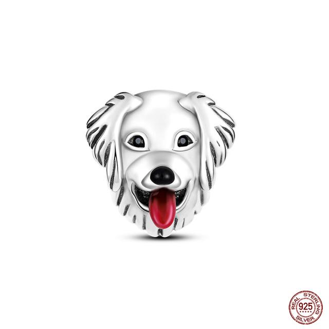 Новые стерлингового серебра 925 пробы красного цвета, подвески в форме сердца, бусины, ювелирные изделия на удачу, подарки