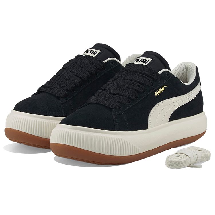 Puma Замша Маю вверх женские черные зефирные жвачки 381650-05