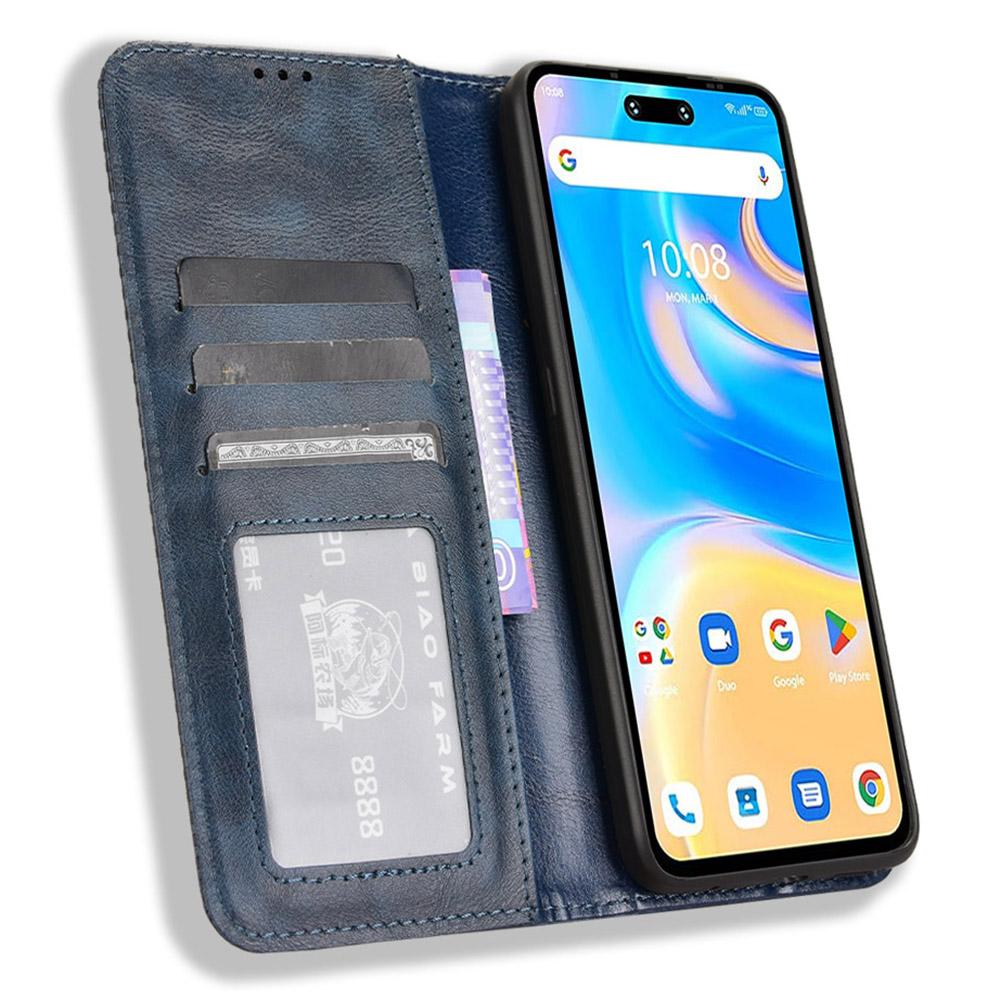 Для Umidigi G6 Чехол-кошелек Ретро Подставка Кожаный Чехол-книжка