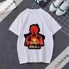 Топы Attack on Titan Y2k с графическим принтом, аниме, японская одежда унисекс, футболка с героями мультфильмов, футболка с короткими рукавами, уличная одежда, футболки