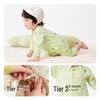 Balabala Baby 100% Cotton Long Sleeve Snap-Crotch Romper