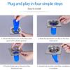 Floor Drain Seal Drain Deodorant Silicone Core Insect Control Backflow Preventer One Way Valve For Bathroom Pipes Tube In Toilet