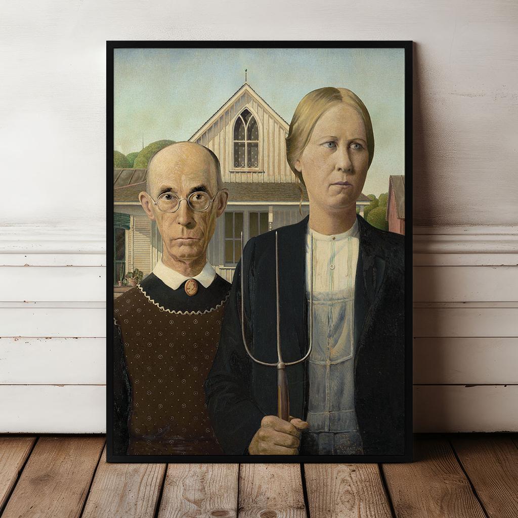 Poster American Gothic Pop Art