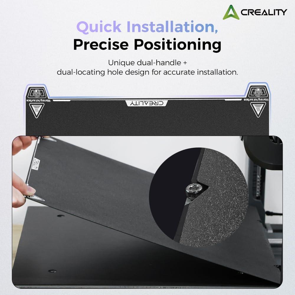 Creality Epoxy Resin Build Plate 235x235mm Para Flexible Print Platform for Ender-3 V3/Ender-3 V3 SE/Ender-3 V3 KE