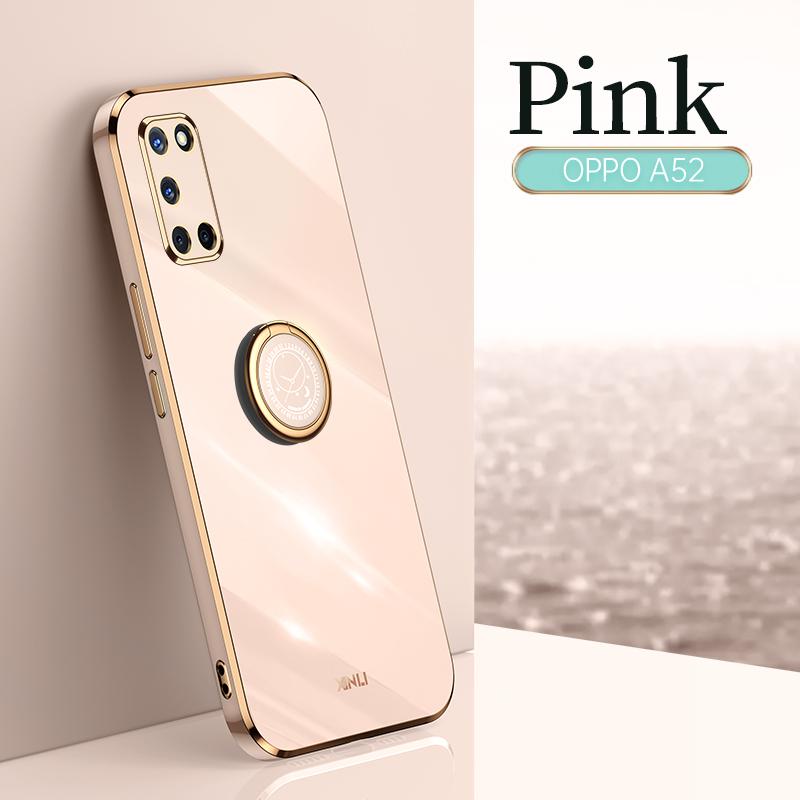 Чехол-держатель с квадратным кольцом для телефона Oppo A9 A5 2020 A32 A52 A72 A92 A53 A54 4g 5g, роскошный силиконовый чехол-подставка