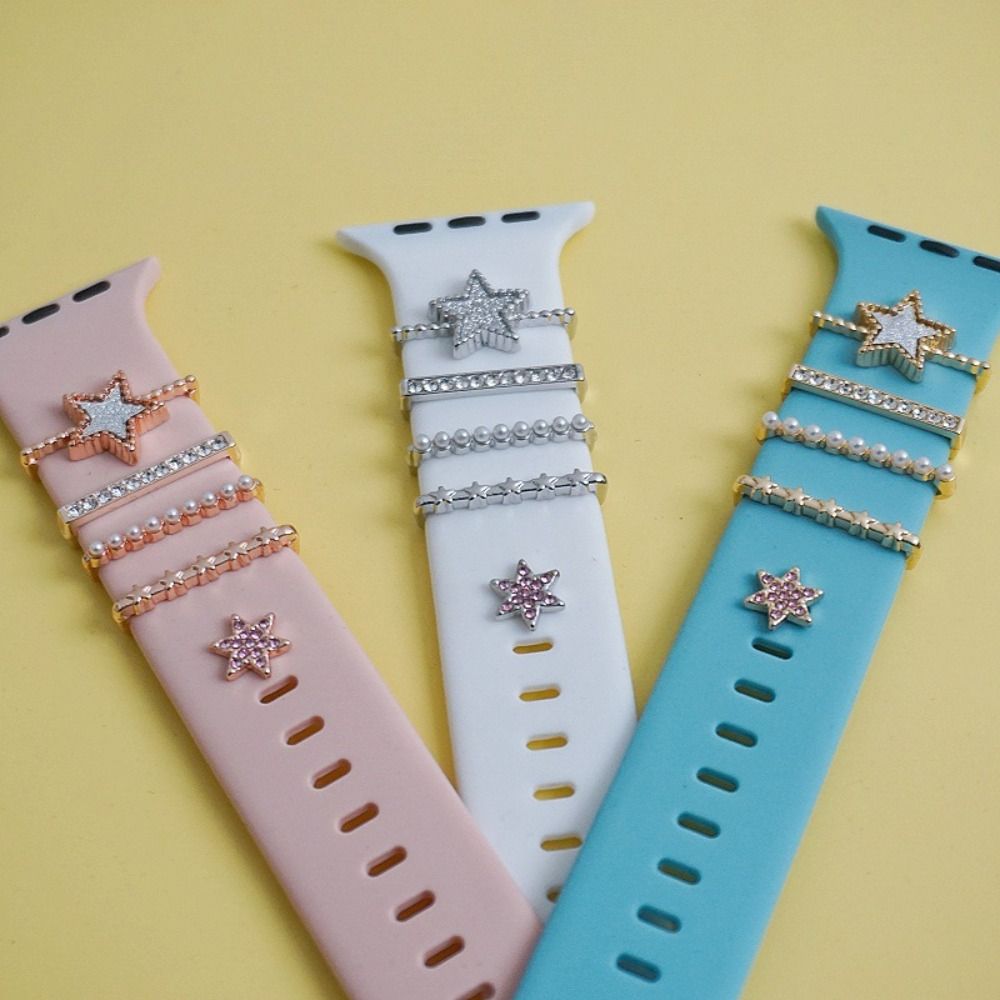 Металлическая декоративная брошь-кольцо Декоративный гвоздь Креативное украшение для ремешка часов Аксессуары для ремешка