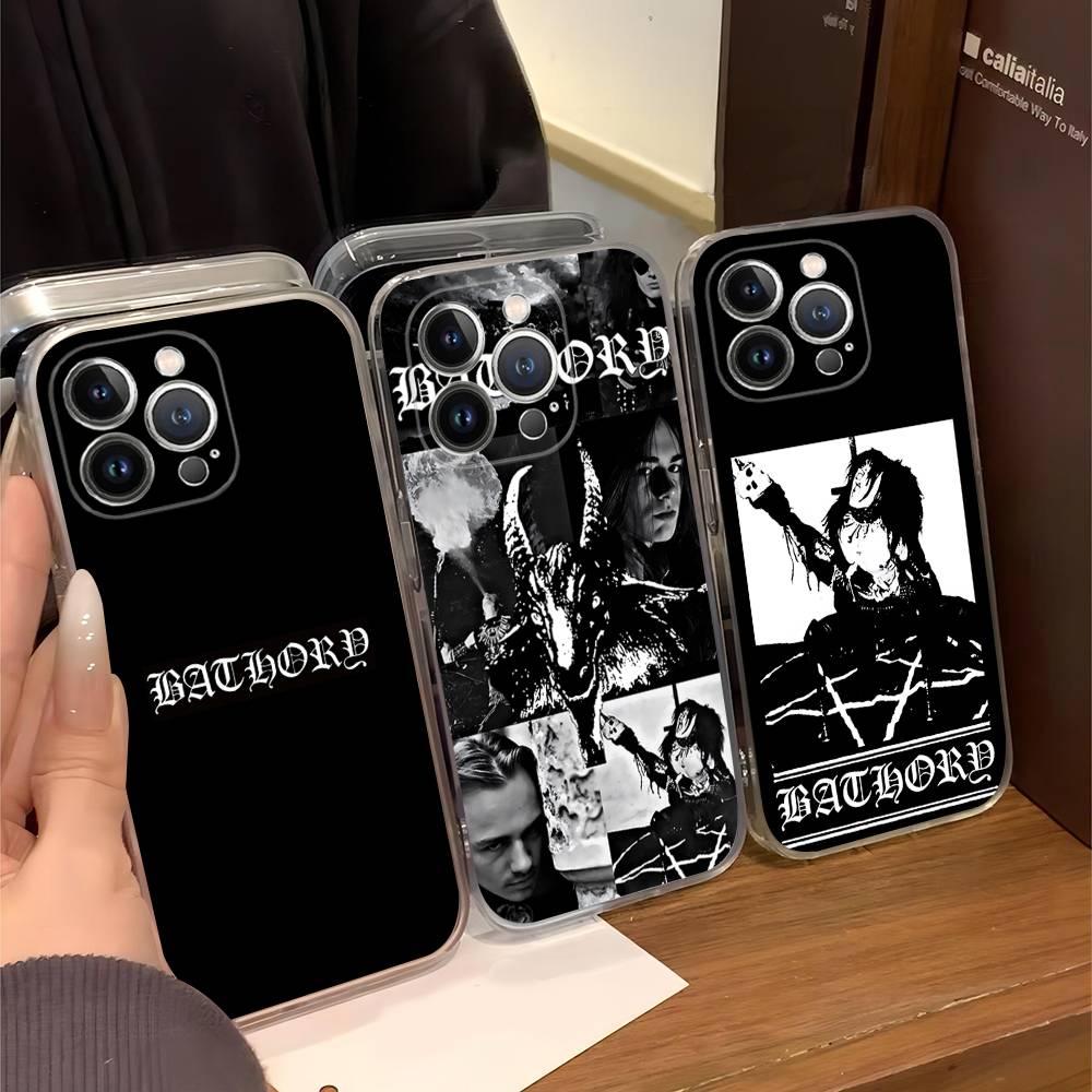 Bathory Quorthon Band Singer Phone Case For IPhone 17 16 15 14 13 11 12 Pro Max 16 Plus Transparent
