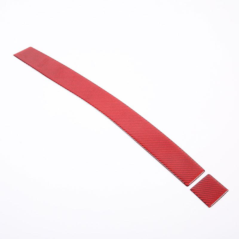 For Mitsubishi Eclipse 2006-2011 Soft Carbon Fibr Car Co-pilot Storage Compartment Panel Cover Trim Sticker Car