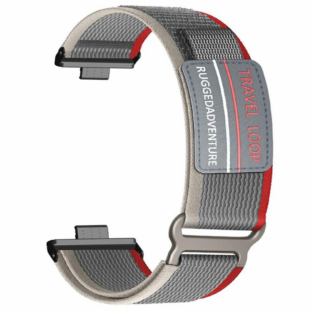 Нейлоновый ремешок для Huawei Watch Fit 4 Pro/Fit 4/Fit 3 на липучке, универсальный ремешок для часов с металлической пряжкой