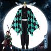 Kids Anime Demon Slayer Kimetsu No Yaiba Tanjirou Kamado Nezuko Zenitsu Shinobu Cosplay Women Kimono Cosplay Costume Wig