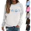 Women's Colorblock Sweatshirt Long Sleeve Round Neck Casual Comfortable Loose Lightweight Women's Sweatshirt